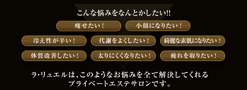 ラ・リュエル:綺麗をかなえる結果重視サロン